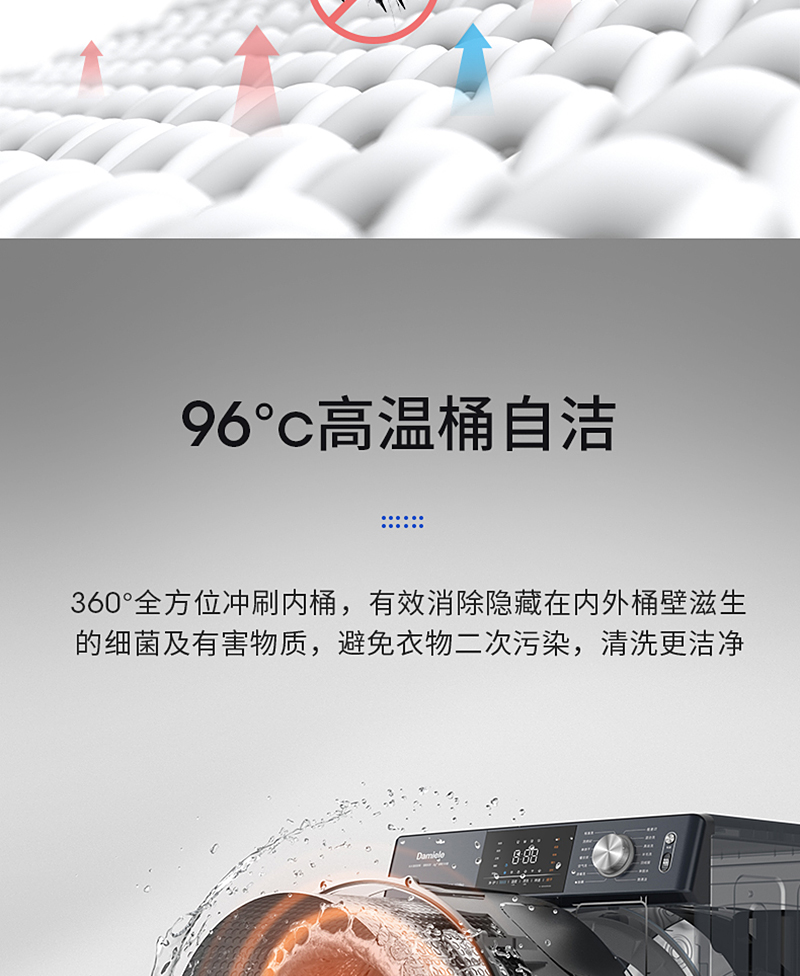 达米尼12公斤洗烘一体洗衣机 - 央广购物