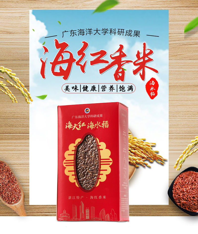 海大红海水稻海红香米套组 货号127426